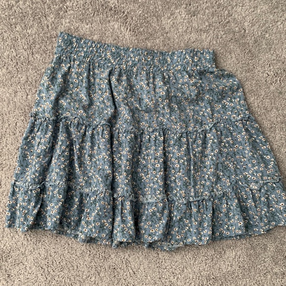 Dresses & Skirts - Blue ruffled skirt